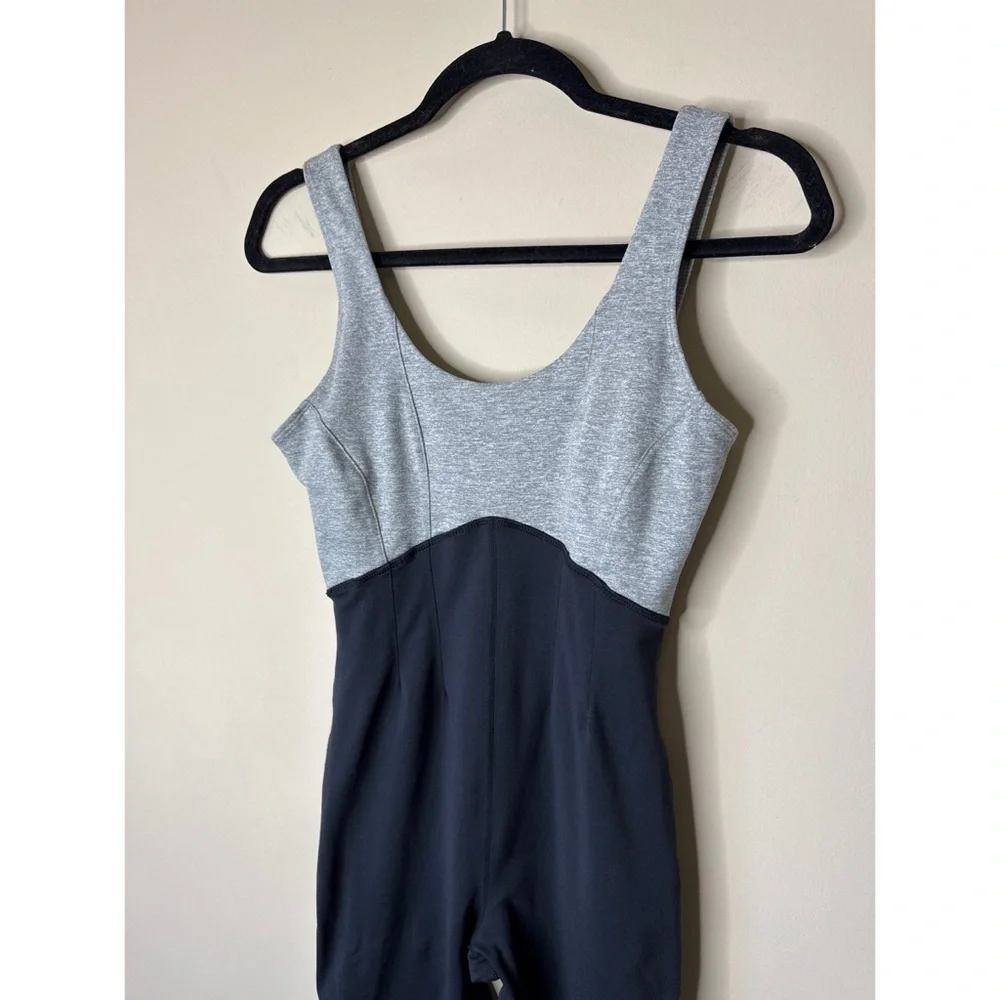 FP Movement Grey Black Colorblock Wipe Out Jumpsuit Onesie Small - Picture 2 of 4